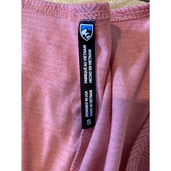 Kuhl T Shirt Dress Size Small Women’s Pink V Neck - Picture 3 of 8